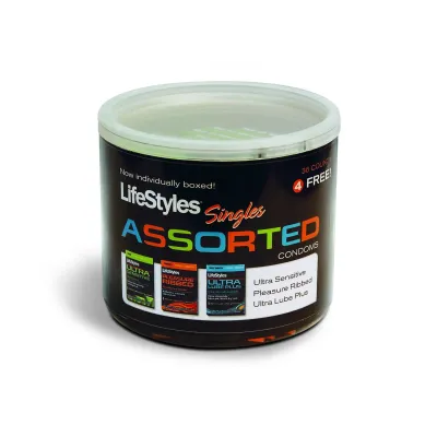 Lifestyles Assorted Singles 40 Count Jar