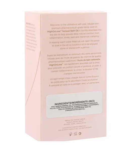 High On Love - CBD Sensual Bath Oil - Lavender Honeybee