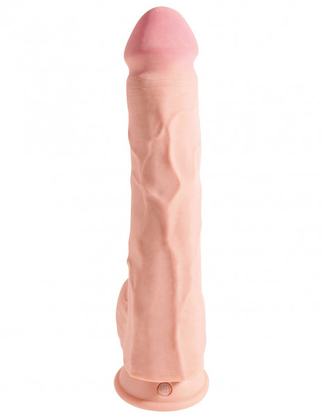 King Cock Plus 12" 3D Cock w/ Balls