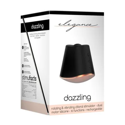 Shots Elegance Dazzling Rotating Vibrating Clitoral Stimulator