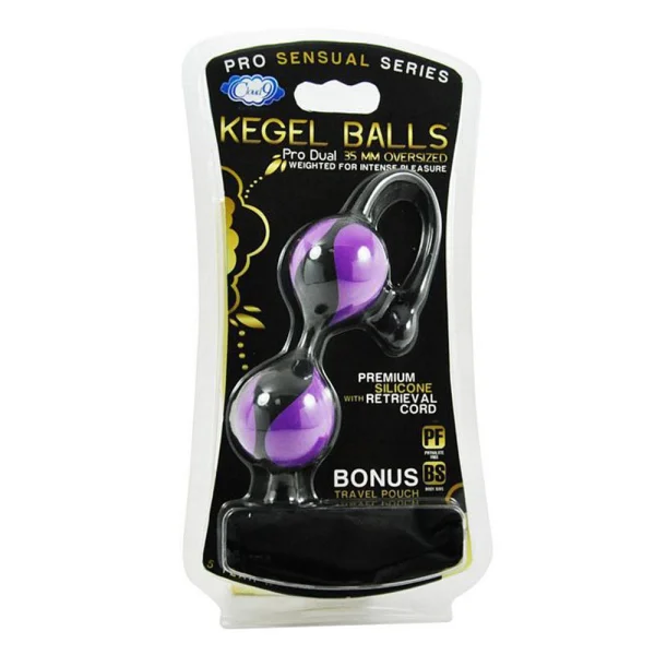 35 mm Kegel Balls by Cloud 9 - Black & Purple