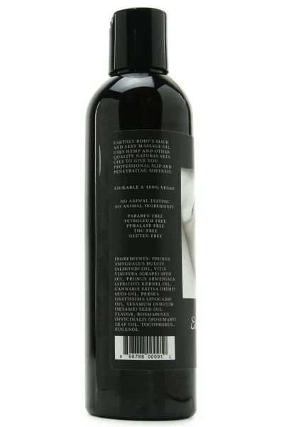 Earthly Body Edible Massage Oil 8oz