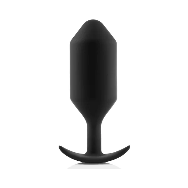b-Vibe Snug Plug 7 XXXXL Silicone Weighted Butt Plug - Black