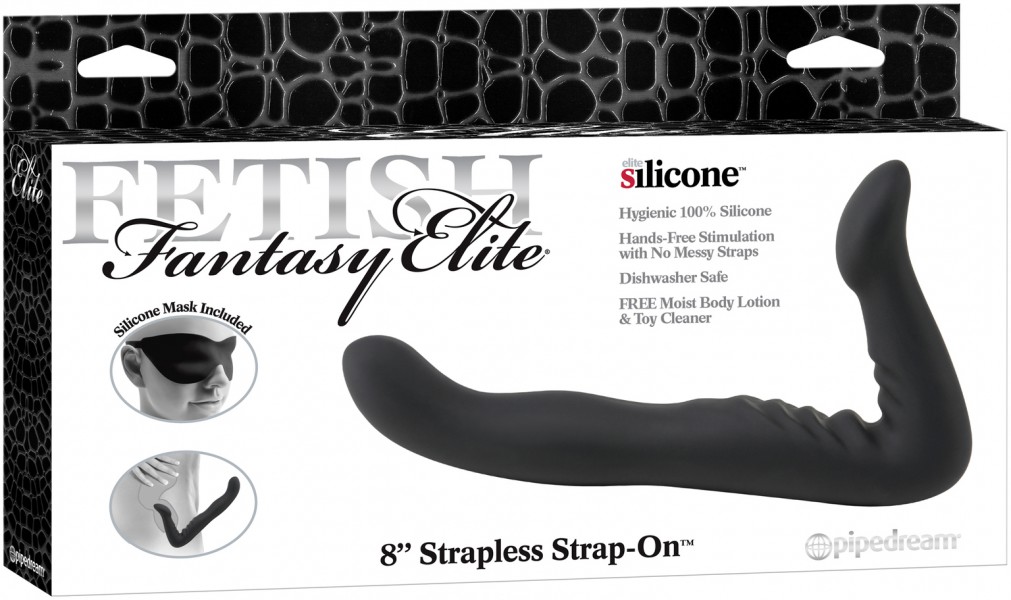 Strapless Strap - On 8 In. Black