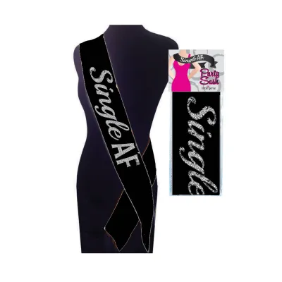 Single Af Sash Black