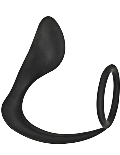 Commander Prostate Pleaser Cockring Black
