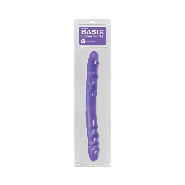 Basix Rubber Works 16 inches Double Dong Purple — image 6 of 8