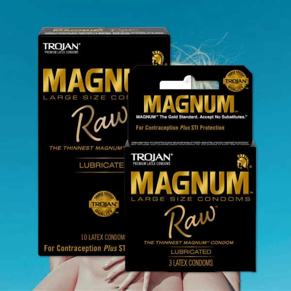 Trojan Magnum "Raw" Large Size Condoms