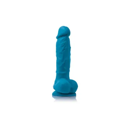 Colours Pleasures Vibrating Dildo Blue 5 Inch