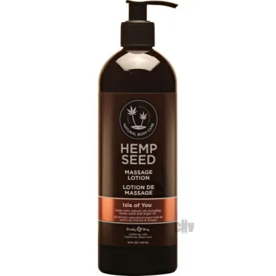 Earthly Body Hemp Massage Lotion Isle Of You 16oz