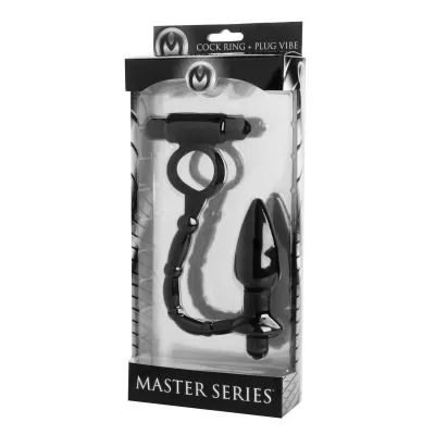 Viaticus Dual Cock Ring Plug Vibe