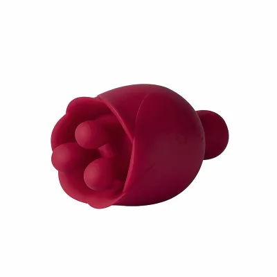 Rosewyn Rotating Rose Vibrator Red