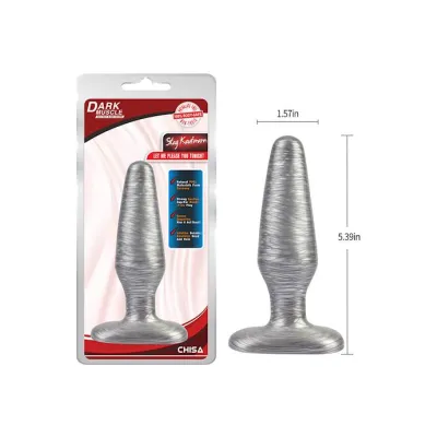 Tapered Metallic Butt Plug