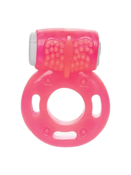 Foil Pack Vibrating Ring - Pink (Case Qty: 24) — image 5 of 6