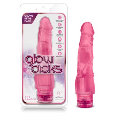 Glowing 8 Jelly Vibrator