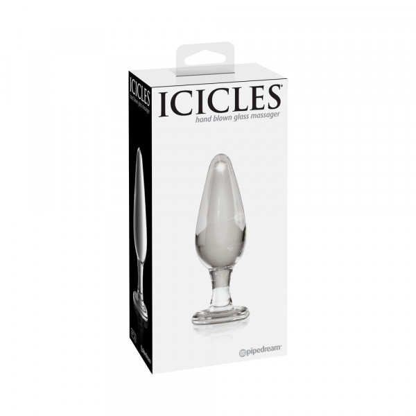 Icicles No 26 Glass Butt Plug Clear — image 6 of 12