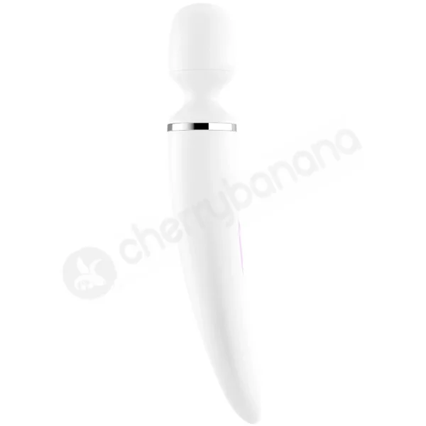 Satisfyer Wand-er Woman White Wand Vibrator