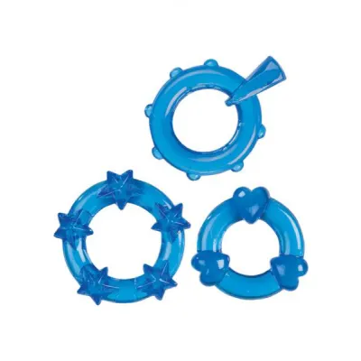 Magic C Rings Set Of 3 Blue