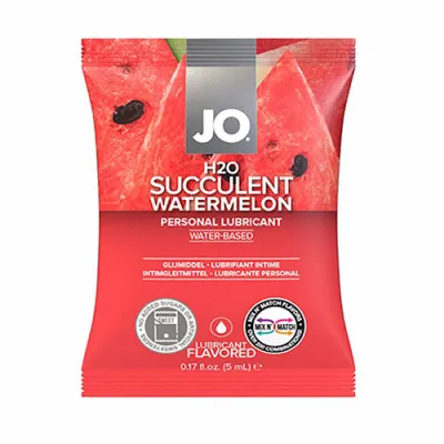 JO H2O flavored lubricant sample
