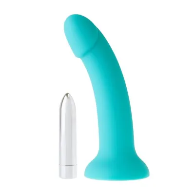 Nood Colours Silicone Dildo With Bullet