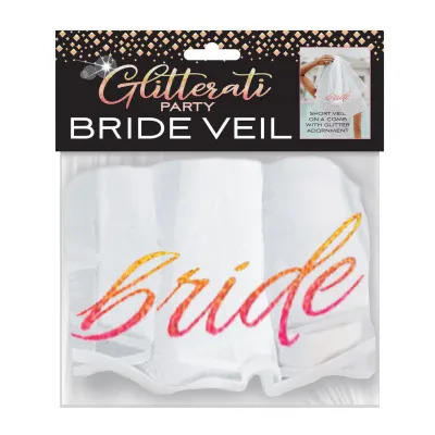 Glitterati Bride Veil White