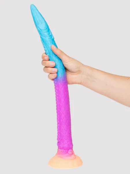 Fantasy Makara Glow-In-The-Dark Scaly Dragon Dildo 18 Inch