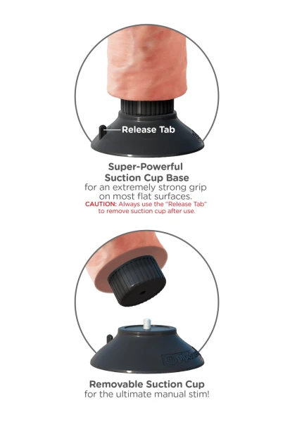 King Cock 9'' Vibrating Cock with Balls