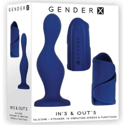 Gender X Ins Outs Vibrating Stroker Plug Set