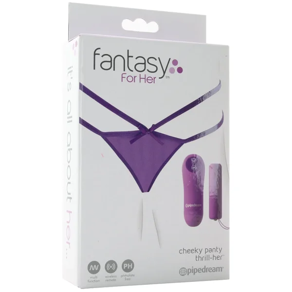 Fantasy For Her Cheeky Panty Thrill-Her - Remote Control Vibrating Panty