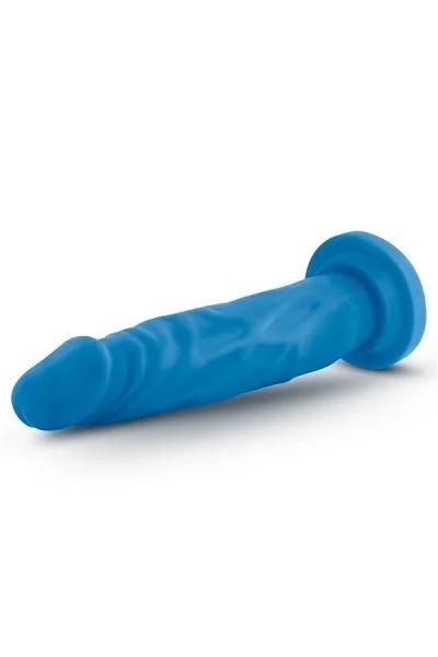 Blush Neo Neon Blue 7.5 Inch Dual Density Cock — image 5 of 8