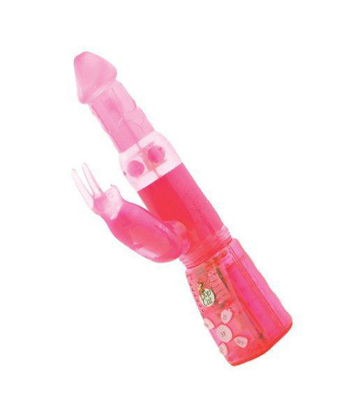 Pink Rotating Rabbit Pearl Vibrator