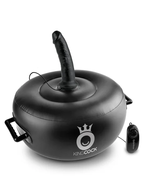 King Cock Deluxe Vibrating Inflatable Hot Seat