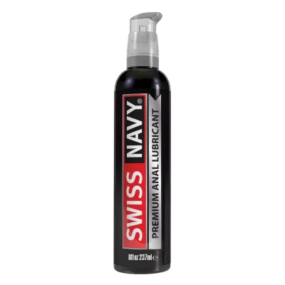 Swiss Navy Premium Silicone Anal Lubricant 8 Oz