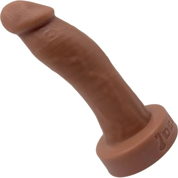 WEE Daddy Duncan 5.5" Platinum Silicone Realistic Dildo By Dee's Big Daddies - Caramel