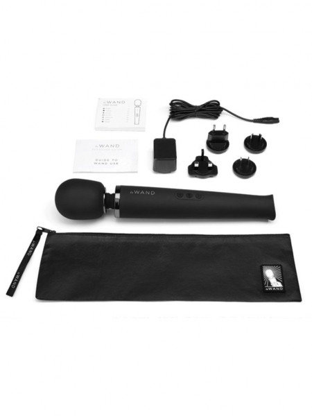 Black Rechargeable Massager - Le Wand