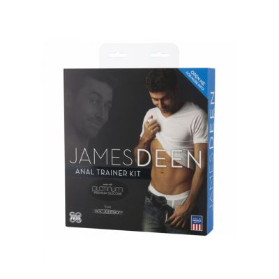 James Deen Black and Blue Anal Trainer Kit Butt Plug Uk