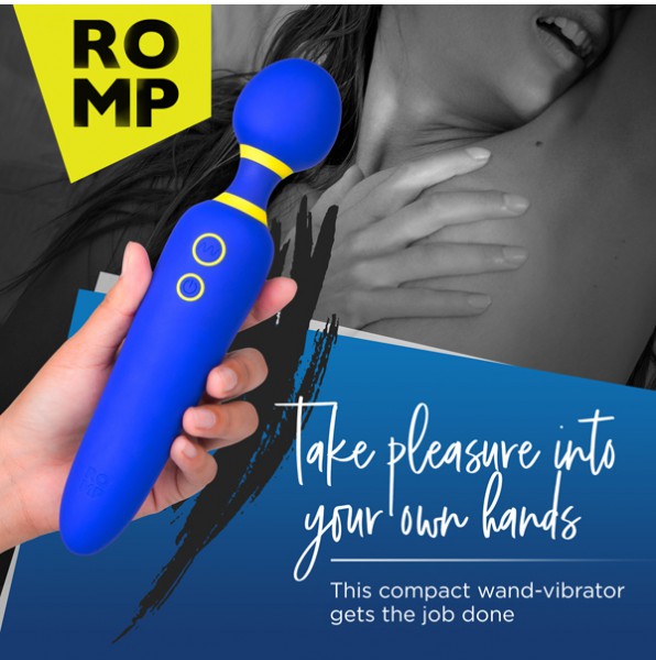 Romp Flip 9" Mini Wand Vibrator With Flexible Neck