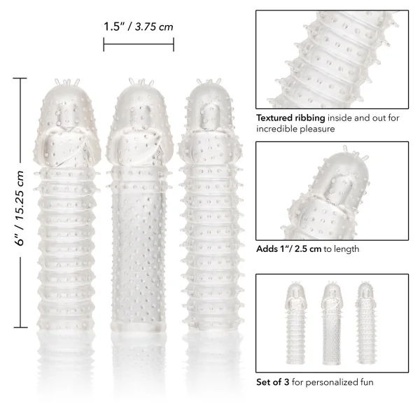 3 PIECE EXTENSION KIT - 1 IN. CLEAR