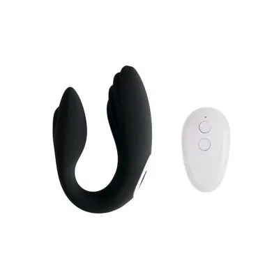 Share Satisfaction Gaia Remote Controlled Couples Vibrator Black