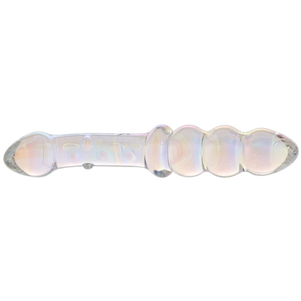 Playboy Pleasure Jewels Double G-Spot Glass Dildo