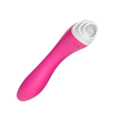 Liesel Licking G spot Vibrator Pink 7 5 Inch