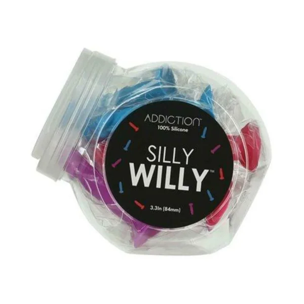 Addiction Silly Willy Mini Dong Bowl Silicone 12-piece Bowl Pink, Blue, Purple — image 5 of 7