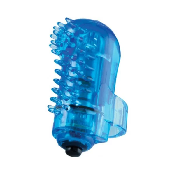 The Fing Os Fun Finger Vibe Silicone Waterproof 6 Per Display Tingly Only Blue