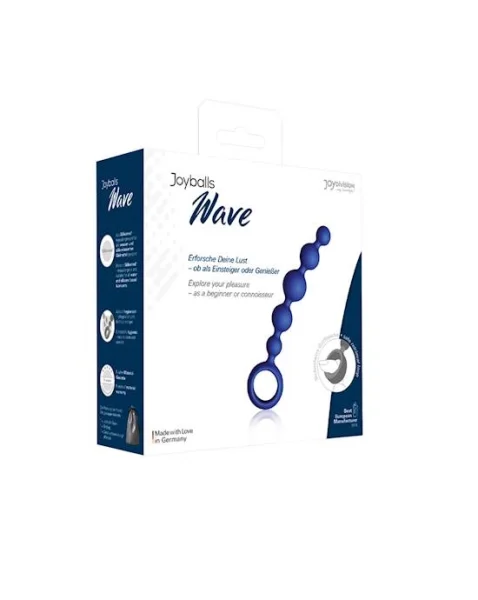 Joyballs Wave Anal Beads - 6.8 Inch