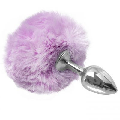 Bondara Purple Stainless Steel Bunny Butt Plug