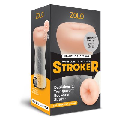 Squeezable Clear Ass Stroker