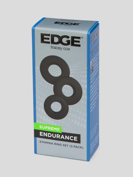 Tracey Cox EDGE Supreme Endurance Triple Stamina Ring Set (3 Count)
