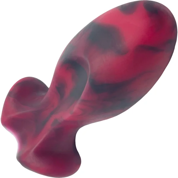 Topped Toys CHUTE 75 DP Silicone Butt Plug - Forge Red