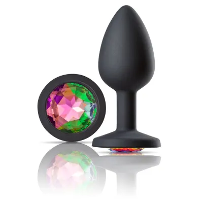 Cloud 9 Novelties Gems Jeweled Silicone Anal Plug Small