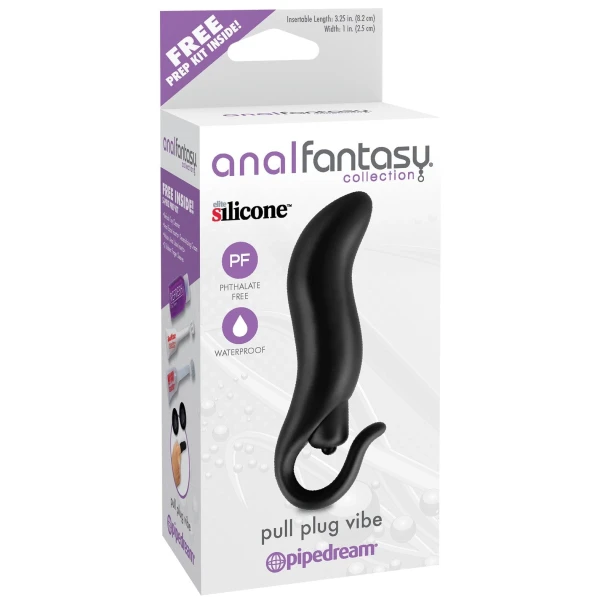 Anal Fantasy Collection Pull Plug Vibe - Black